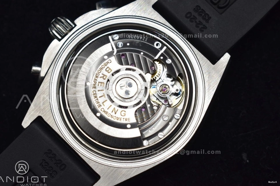 1:1 A7750 43mm Best SS L-Black Wht Version B01 LE Chrono Navitimer BLS 0801